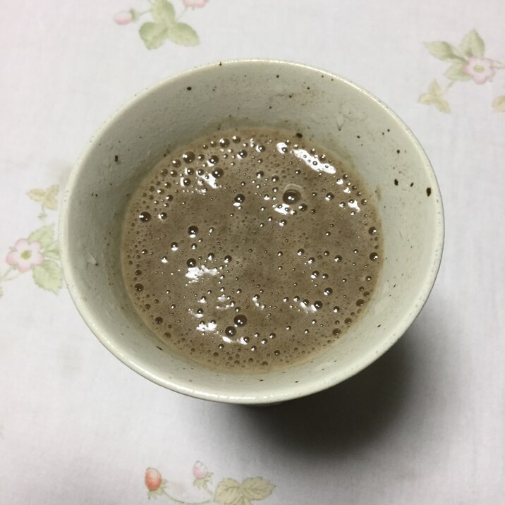 ほうじ茶でスムージー